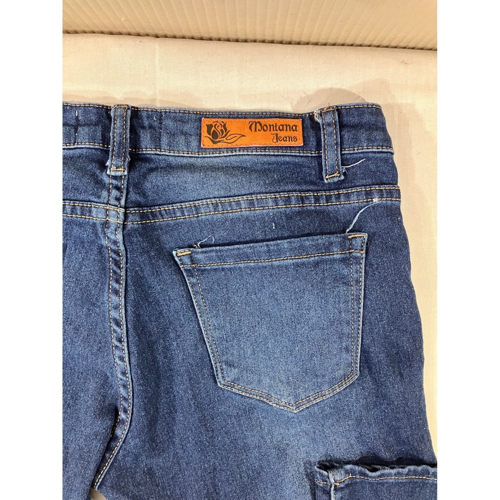 Montana Jeans Premium Denim Women's‎ Blue Wash Skinny Jeans Size 7/8 - Picture 7 of 7